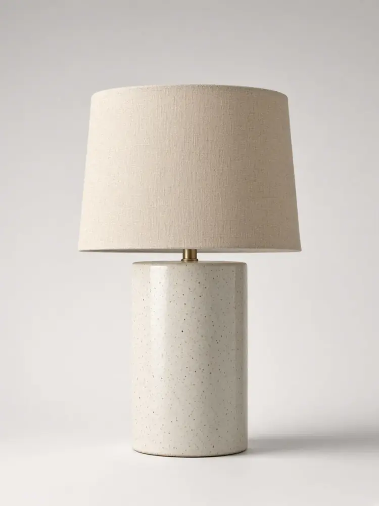 Ceramic Cylinder Table Lamp