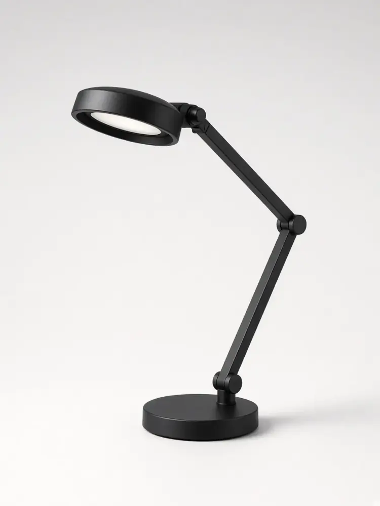 Slim Black Task Lamp