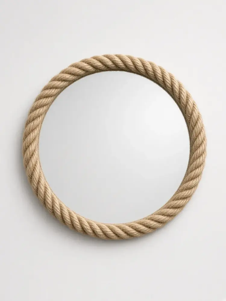 Circle Rope Frame Mirror