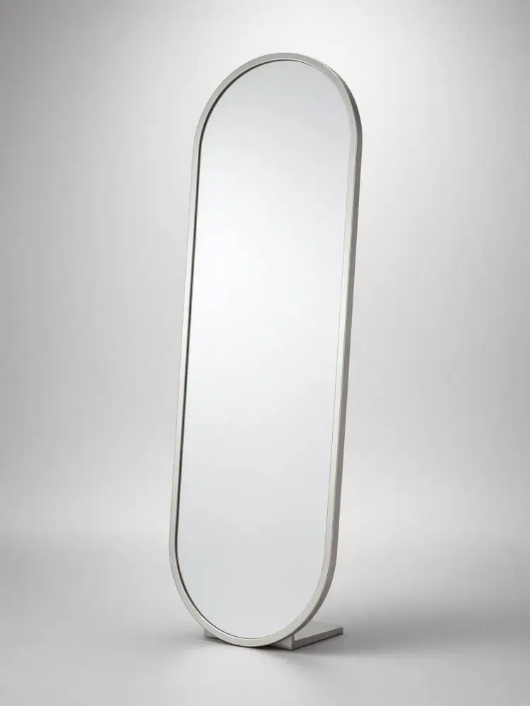 Pill Shaped Floor Mirror