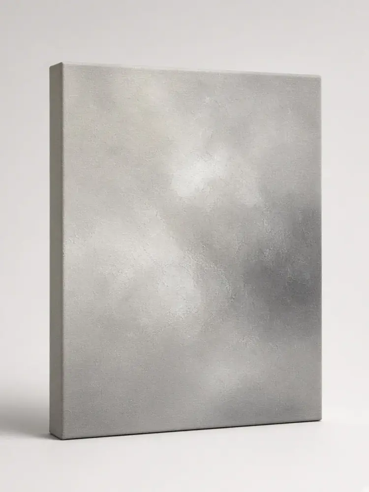 Stone Gray Minimal Canvas