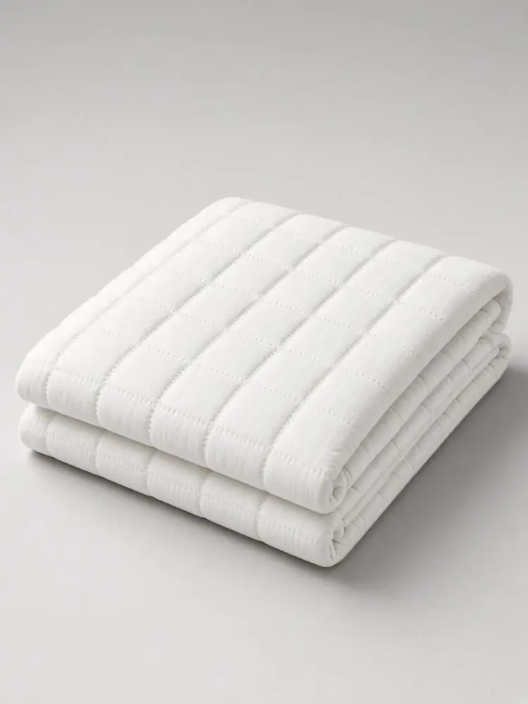 Quilted Cotton Coverlet