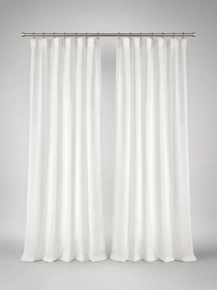 Sheer Linen Panel Pair